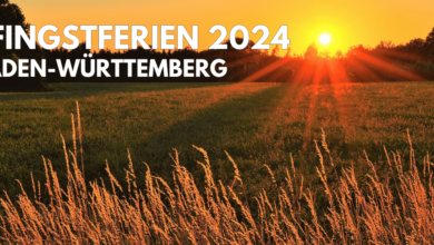 Pfingstferien in Baden-Württemberg2024